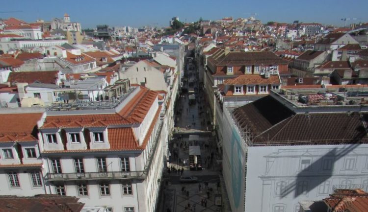 tiendas en la zona baixa de Lisboa